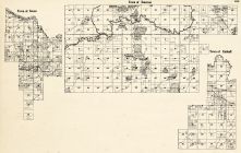 Iron County - Saxon, Emerson, Kimball, Wisconsin State Atlas 1930c